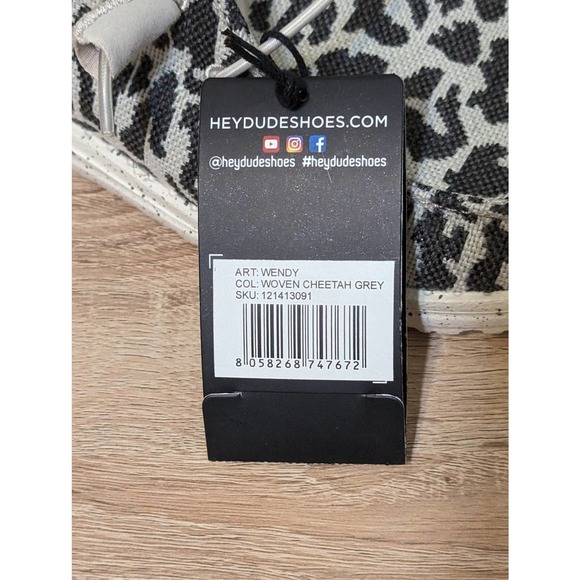 wendy woven cheetah grey